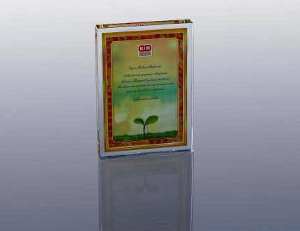 Plaket-Ofis-Kristal-Plaket-OK-1490